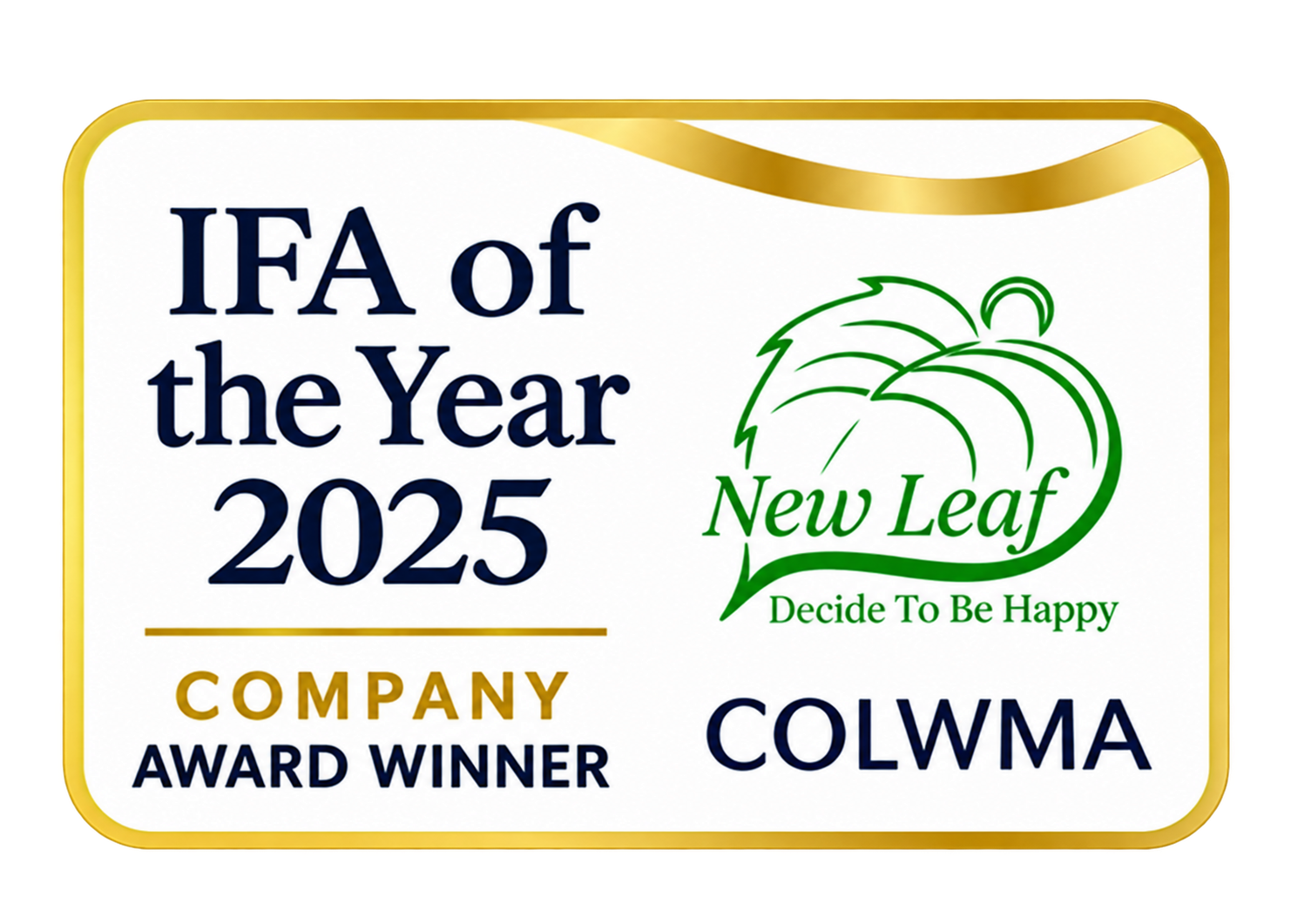 IFA of the Year 2025, Company Award Winner — New Leaf COLWMA
